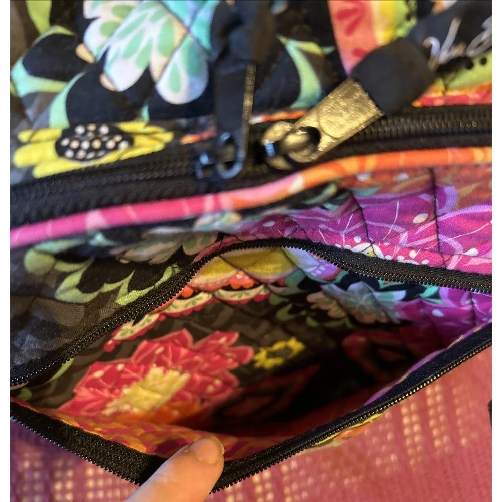 Vera Bradley Campus/School Backpack Multicolor Paisley Print +‎ Multiple Pockets